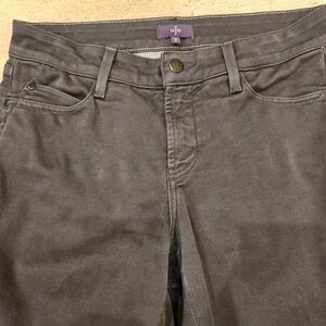 NYDJ Dark Gray Straight Leg Jeans